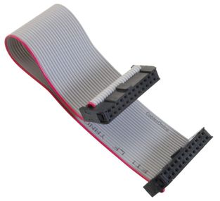 6-inches 24-Pin (2x12) 2.54mm-Pitch Female to Female IDC 24-Wire Flat Ribbon Cable