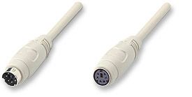 6' MINI-DIN-6 Male/Female PS/2 Extension