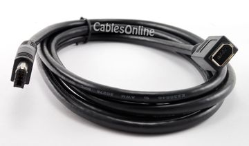 6ft. Firewire 400 (IEEE 1394a) 6-Pin Male to Female Extension Cable