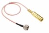 6ft F-Type Male to 3.5mm TS Female 50Ω RG316 Coax Jumper RF Cable