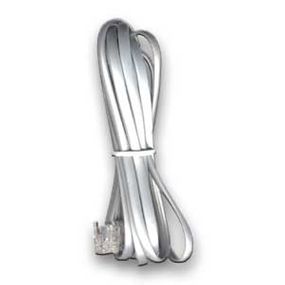 7' 4C Telephone Cable w/ RJ11 Connectors