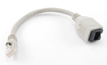 7.5inch CAT6 Ethernet RJ45 Male/Female CrossOver Adapter
