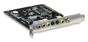 7-Channel PCI Sound Card, Manhattan 175357