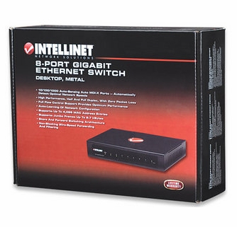 INTELLINET 530347 8-Port Gigabit Desktop Ethernet Switch Consumer Electroni