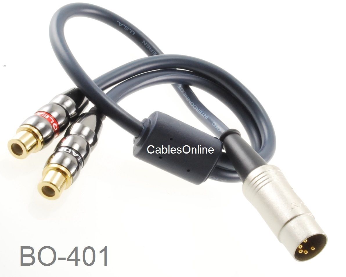 Bang & Olufsen 1 ft. 5-din audio cable www.cablesonline.com