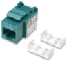 CAT5e RJ45 110-Type Keystone Jack, Green