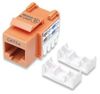 CAT5e RJ45 110-Type Keystone Jack, Orange