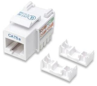 CAT5e RJ45 110-Type Keystone Jack, White