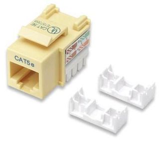 CAT5e RJ45 110-Type Keystone Jack, Yellow