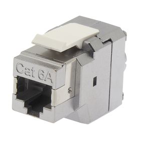 Cat6A RJ45 180 Termination Shielded Keystone Jack