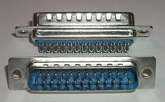 thumbnail image 2 of 5-Pack DB25 Male Solder Cup D-SUB Connectors – 25 Pin Plug Assembly 2 of 6