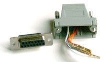 DB15F to RJ45 Modular Adapter