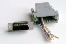 DB15M to RJ45 Modular Adapter