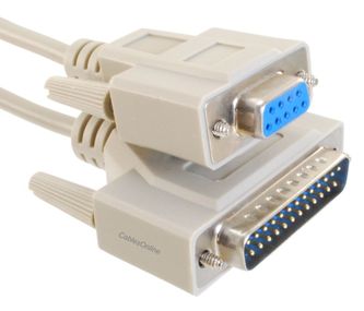 DB9 Female to DB25 Male Modem Cable