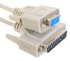 DB9 Female to DB25 Male Modem Cable