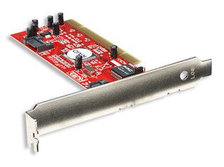 Dual-Channel SATA 150 RAID 0/1 PCI Controller Card, Manhattan 176767