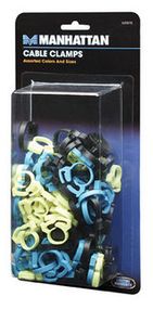 EasyHose Cable Clamps, 100-Pack, Manhattan 420976