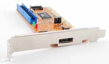 IDE(1)/eSATA(1)/SATA(2) PCI Controller Combo Card, VIA6421