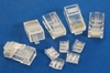 Mini Cat.6 & 6a Modular 50 Micron Plugs for Slim Stranded Wire with Load Bar Mini Cat.6 & 6a Modular 50 Micron Plugs for Slim Stranded Wire with Load Bar