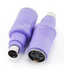 6 In. PS-2 To AT Keyboard Adapter - MiniDin6 PS-2 Female To At Din5 Male - Foto 9