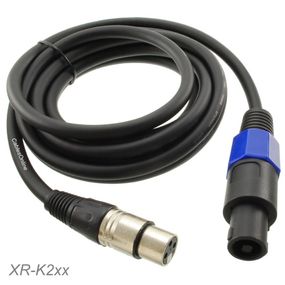 50ft SpeakOn Type Plug to XLR Female Extension 16AWG Speaker Cable