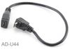 9" USB Micro-B Male Right Angle (Up Position) to Female Extension Cable 9" USB Micro-B Male Right Angle (Up Position) to Female Extension Cable