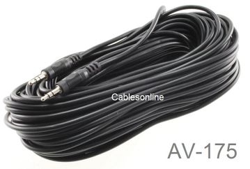 75ft 3.5mm Stereo Male to Male Audio Cable/Cord, CablesOnline