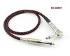 3ft 1/4" Mono Male to Right-Angle Male Woven Guitar/Bass Cable
