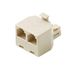 RJ45 8C T-Splitter 1 Plug / 2 Jacks