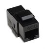 RJ45 Female to Female UTP CAT.6 Keystone Coupler, Black, Manhattan 504898