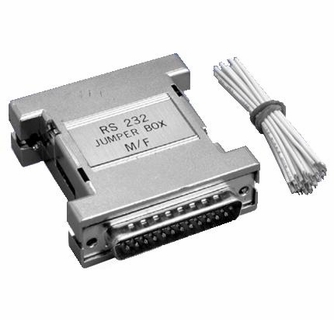 RS232 DB25 Male/Female Jumper Box