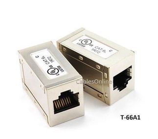 Accessori Rete Cablata Accoppiatore Ethernet RJ45 CAT.6a Schermato - Doppio Pack Per Connessioni Gigabit Veloci E Sicure Prolunga Ethernet Accessori Rete Cablata Accoppiatore Ethernet RJ45 CAT.6a Schermato - Doppio Pack Per Connessioni Gigabit Veloci E Sicure Prolunga Ethernet