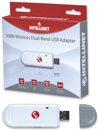 Intellinet Hi-Speed USB 2.0 Wireless 150N USB Adapter (524698) Pre-Owned Intellinet 525336 150N Wireless Nano USB Adapter
