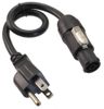16-AWG Stage Lighting Fixture NEMA 5-15P to True1 Female PowerCon Cable