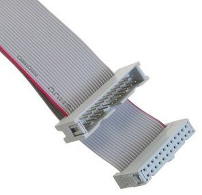24-Pin (2x12) 2.54mm-Pitch Male to Female IDC 24-Wire Flat Ribbon Extension