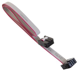 12-inches 6-Pin (2x3) 2.54mm-Pitch Female to Female IDC 6-Wire Flat Ribbon Cable