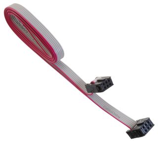 36-inches 6-Pin (2x3) 2.54mm-Pitch Female to Female IDC 6-Wire Flat Ribbon Cable