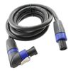 Neutrik Right-Angle 4-Conductor/12awg SpeakOn NL4FX Pro Audio Speaker Cable Neutrik Right-Angle 4-Conductor/12awg SpeakOn NL4FX Pro Audio Speaker Cable