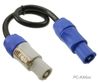 16AWG Stage Lighting Fixture PowerCon-Compatible Power-Through Jumper Cable