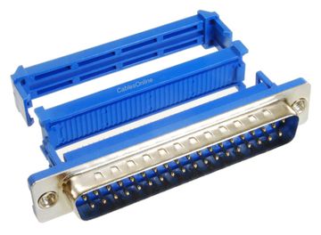 D-Sub DB37 Male Crimp Connectors for 1.27mm Pitch Flat Ribbon Cable