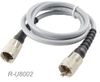2ft RG8/U Mini (RG8X) Coax UHF PL-259 Male/Male Grey Coax Cable