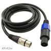 6ft SpeakOn Type Plug to XLR Female Extension 16AWG Speaker Cable