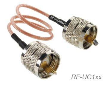 UHF PL259 Male to UHF PL259 Male RG316 Cable