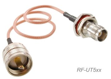 UHF PL259 Male to TNC Bulkhead Female RG316 Cable