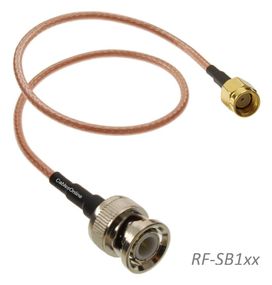 RP-SMA Male (Female Pin) to BNC Male RG316 Cable