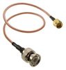 2ft RP-SMA Male (Female Pin) to BNC Male RG316 Cable