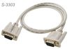 3ft DB9 Male to Male Straight-Through Fully Wired Serial RS232 Cable