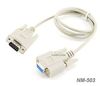 3ft DB9 Null Modem Male/Female Serial Extension Cable
