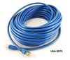 75ft Shielded CAT6A Network STP 500MHz Bare Copper Ethernet RJ45 Patch Cable