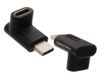 Right-Angle USB-3.1 Type-C Male to Type-C Female Extension Adapter, T-Type Right-Angle USB-3.1 Type-C Male to Type-C Female Extension Adapter, T-Type